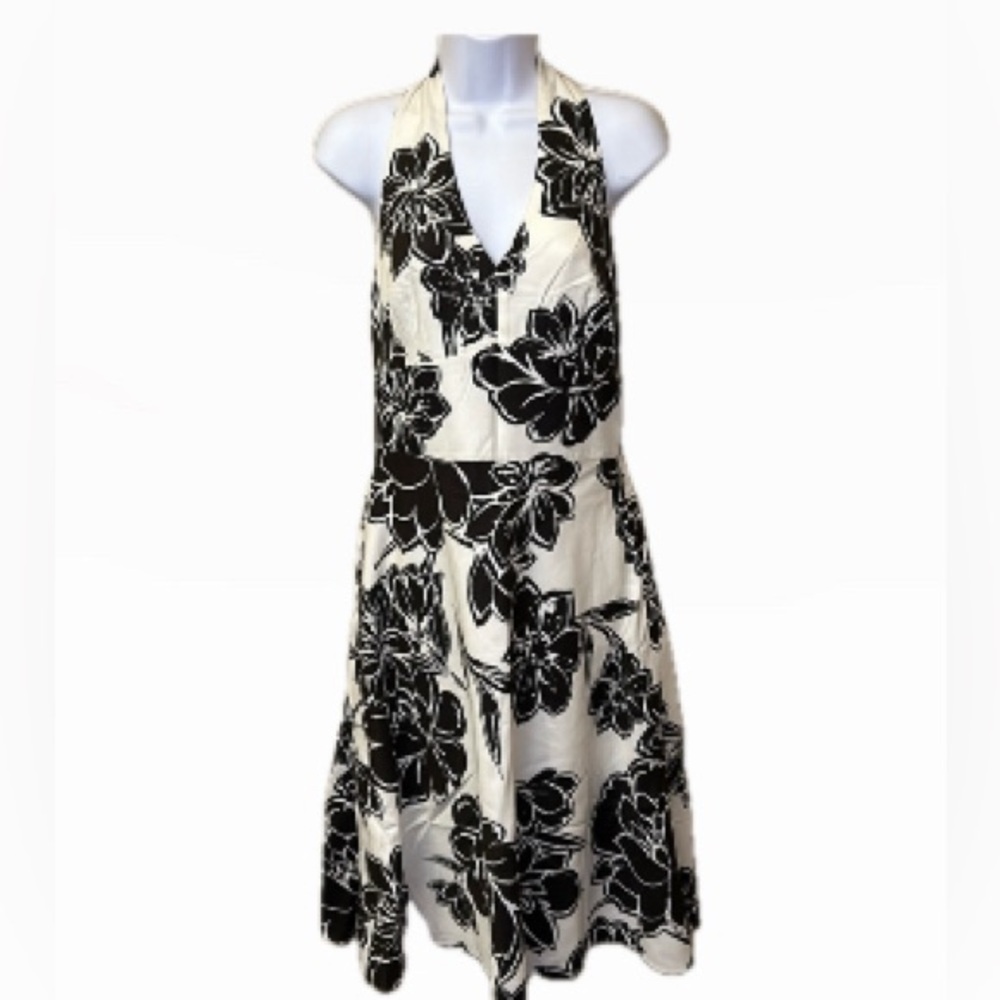 Ann Taylor Silk Halter Dress Size 4